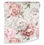 Wallarena Tapéta Virágok Bazsarózsa Rózsák Fali Tapéta Flizelin Fali Hálószoba (Tapeta Na Ścianę Tapety Ścienne 1044)