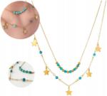 EdiBazzar Aranyozott nyaklánc, arany színű nemesacél női celebritás nyaklánc, 18K, 316L sebészeti acél (ZŁOTY Naszyjnik Kolia Celebrytka) - allegro - 325 Ft