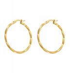 Lovrin Női arany fülbevaló 585 klasszikus karika 1, 20g kövek nélkül divatos neki (61128786)