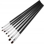  Szuper Lapos Modellécset Készlet (7 db) Modell Festéséhez