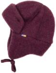 JOHA Căciulă dublată lână merinos fleece Joha - Plum