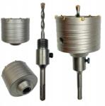 Allbe Betonfúró Készlet 80MM Sds-plus Adapter, Tct Körki Vágó Falazathoz, Téglához (A111BZ12480)