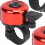  Fém kerékpárcsengő, kerek, kézi, hangos, városi, piros, manuális (Mały dzwonek rowerowy metalowy klasyczny)