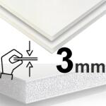  Hablap, Habkarton Modellépítéshez 3mm 25x35cm (LAMINOWANE DWUSTR. SPIENIONE PCV PVC PWC PCW)