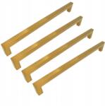 B&B 4 x Klasszikus bútorfogantyú 256 mm arany színű Fém fiókhúzó (Z4 U102 L256 BZ)