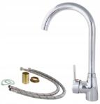 Focus Sanitar Konyhai Mosogató Csaptelep, 360°-ban forgatható, króm, magas pultra szerelhető (STM-1080)