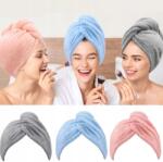 BOTC Hajturbán mikroszálas törölköző a hajszárításhoz, 3 darabos szett (Hair Towel)