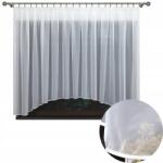 Wisan Függöny kész fátyol szegéllyel íves 400x160 cm fehér (5905494557564)