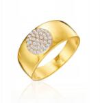 Lovrin Gyűrű 585-ös 14 karátos arany cirkóniákkal, súlya 4, 09g, elegáns design (58716116)