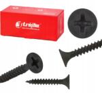 Lun Fix Fémcsavar 35mm gipszkartonhoz fekete 3, 5x35 foszfátozott 1000db (W00094)