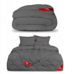 Softimi Egész Éves Antiallergén Paplan 180X200 2 Db 70X80-AS Párna, 4 Évszakos (QUILT-180X200-300+2X70X80-GRAY_)