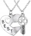 EdiBazzar Ezüst színű nyaklánc kulcs szív legjobb barát barátság (7541826759770)
