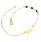 Lovrin Arany karkötő 585 celebritás áttört szárny gömbökkel 0, 78g medálok (45748204)