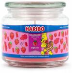 HARIBO illatgyertya üvegben Strawberry Happiness 300g Epres gumicukor illat (4262399024357)
