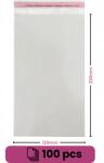 Netuno Celofán tasakok Fólia tasak 12x23cm borítéklapokhoz DL 100 db