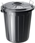 Rotho Műanyag szemeteskosár, Rotho, 25l, fekete (1784608851)