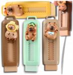  Radír Iskolai Radírozó Készlet 4db Kapibara Kihúzható Radírok (Gumki wysuwane z kapibarą zestaw 4 sztuk)