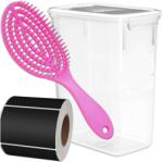 EdiBazzar Tároló Doboz Fedővel 2, 6 l Matricák Kefe Szett (Pojemnik pudełko do przechowywania naklejki)