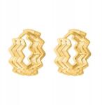 Lovrin Arany 585 Fantázia Fülbevaló, finom karika, stílusos kiegészítő (61112248)