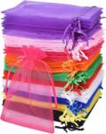  Organza Zacskók Kis Zacskók Ajándékba Karácsonyba Esküvőbe 10 Szín 100 Db (10 KOLORÓW 10x15 100 SZT)