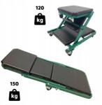 Allbe Műhelykocsi Ágy Szék 2IN1 Összecsukható Munkaszék Műhelyszék (A290MW11215)