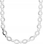 Lovrin Ezüst nyaklánc 925 Elegáns Nyakék Cirkónia Kövekkel, divatos mintával, medálokkal (Lovrin 57729)