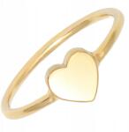 Lovrin Arany gyűrű 585 szívvel, cirkónia nélkül, 1, 24g, fényes szív, 14-es méret (62949931)