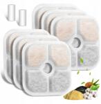  6 darabos kisállat itató szökőkút szűrő csere macska itató szökőkúthoz, 3 csővel (PiXi-6+2)