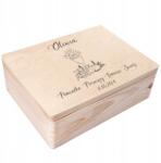 Creative Deco Ajándékdoboz elsőáldozásra, borítékok, emlékek, Biblia, nyomtatott mintával, 40x30x14 cm (JANCDSD140BCUSTOMCOMUNIONCUPMINFBM)