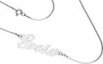 Lovrin Ezüst nyaklánc 925-ös finomságú, "Gosia" névvel, 3, 63g, divatos design, női ajándék (Lovrin 53994)