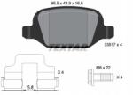 Textar Fékbetét kpl. hátsó Alfa Romeo 147, 156, Gt Fiat Linea Lancia Lybra