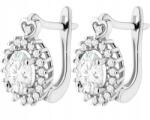 ZŁOCISTO Fehér Arany Fülbevaló Laboratóriumi Gyémántok Angliakapcsos 585 Ajándék (DLA DZIEWCZYNY NARZECZONEJ) - allegro - 325 500 Ft