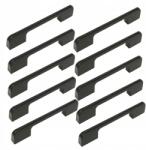 B&B 10 db Fekete bútorfogantyú 96 mm szekrény- és fiókgombok bútorokhoz (Z10 U106 L96 CZ)