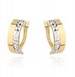 Lovrin Arany fülbevaló 585 14k fehér arannyal és gyémántcsiszolással 1, 73g (59309419)