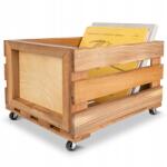 Creative Deco Fa bükk láda kerekekkel nagy bakelit láda (X001YKOLN5)