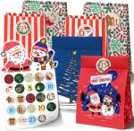 Allbag Adventi naptár Diy tasak 24db matrica Ökológiai Csináld magad (PAK2084)