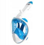Aga Teljes arcot fedő búvármaszk L/XL Fehér/Kék (DS1113WH-BLU)