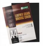 D. rect A4-ES Hátsó Borító Bőrszerű Textúrával, Fekete, 100 lap (008702)