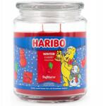 HARIBO karácsonyi illatgyertya üvegben Winter Cherry 510 g Cseresznyés (4262399024432)