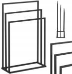 Physa Állványos akasztó 3 törölköző számára szabadon álló sötétszürke 55x21.5x84 cm (4062859009876)