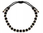 Lovrin Arany karkötő 585-ös finomságú ónix kövekkel, súlya 0.80g, fekete, fényes, zsinóros (62098196)
