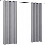 NOW-ART Sima velúr függöny 140x270 cm, karikás, velúr függöny, velvet, fémkarikás (Firana gotowa na kółkach welurowa VELVET)