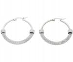  Acél fülbevaló karika 2, 5 cm MNG976 (98468)