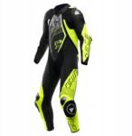 Dainese Motoros overál Dainese Audax D-Zip 1PC Fekete/Sárga-Fluo 52