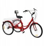  24"-os összecsukható tricikli pohártartóval, piros reflektorral, 1, 6-1, 8 m (YDFKXK2LWDZH8)