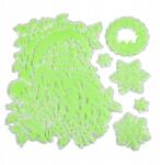 Allbag Karácsonyi 3D Foszforeszkáló Matrica Mikulás Ablakmatrica (NAKLEJKA108)