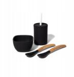 Avanchy La Petite Szilikon Gyerek Ebéd Szett Fekete (LPECBLK-CUP)