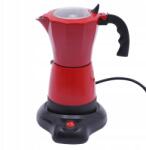  Piros elektromos kotyogó kávéfőző, 6 csészés, új (8050265934284)