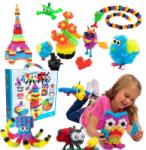 Lewer Tépőzáras Sapka 800DB-OS Kreatív Építőkocka Gyerekeknek Játék Ajándék Szett