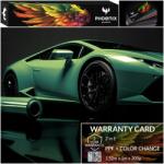  Színes Ppf Fólia Phoenix Protect - Autó Színváltoztató Fólia - Rainbow Emerald (Szivárvány Smaragd) (Folia PPF Rainbow Emerald 152cmx100cm)